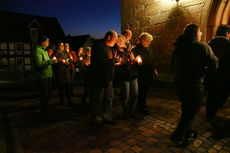 Lumen Christi - Auferstehungsmesse in St. Crescentius (Foto: Karl-Franz Thiede)